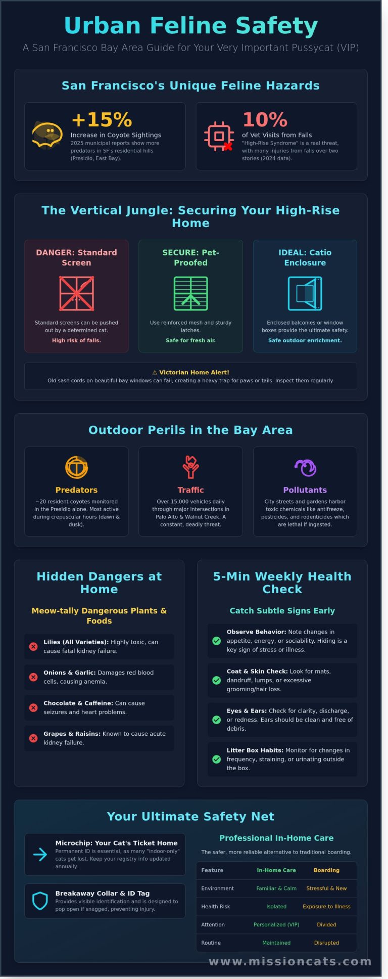 Cat Risk Mitigation Cat Health and Safety in San Francisco: The 2026 Bay Area Parent’s ...